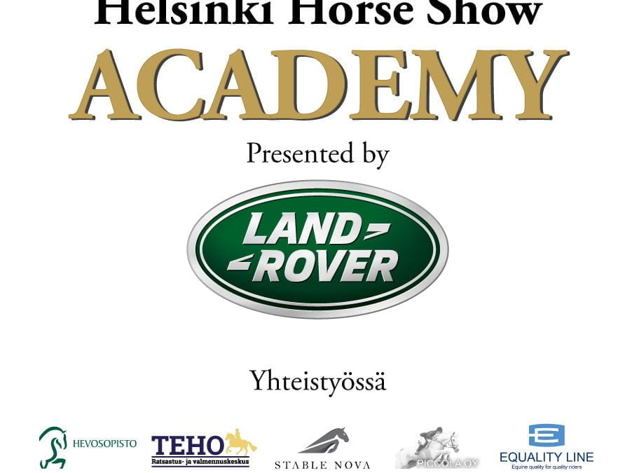 Helsinki Horse Show & Land Rover Academy-ehdokkaat valittu!