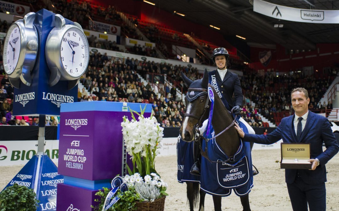 Gudrun Patteet voitti Helsingissä ensimmäisen maailmancupinsa