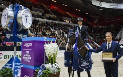 Gudrun Patteet hits hard – Best jump-off ever!