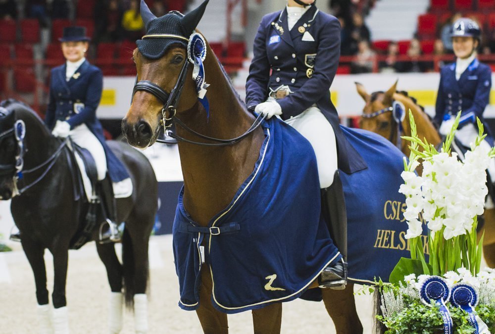 Triple victory for Finland in Dressage GP Kür