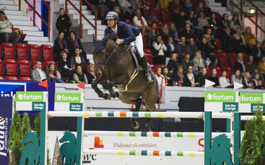 Maailmanlistan kakkonen Steve Guerdat näytti taitonsa Fortum HorsePowerissa