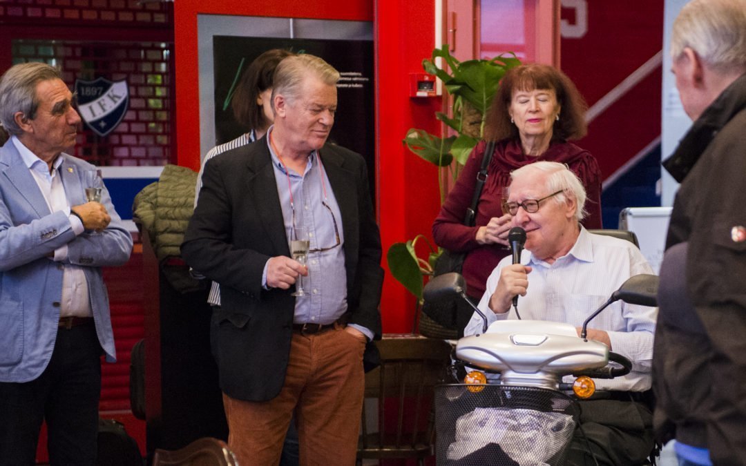 Max Ammann celebrates his 80th birthday in Helsinki