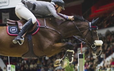 Peder Fredricson rides in Helsinki