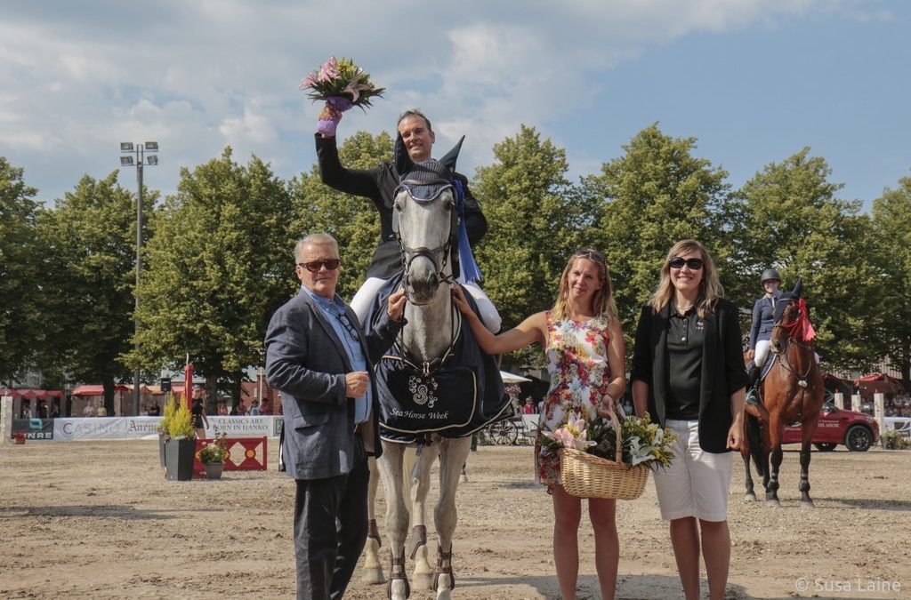 Henrikki Pajulahti Horse Show’hun Hangon voitollaan
