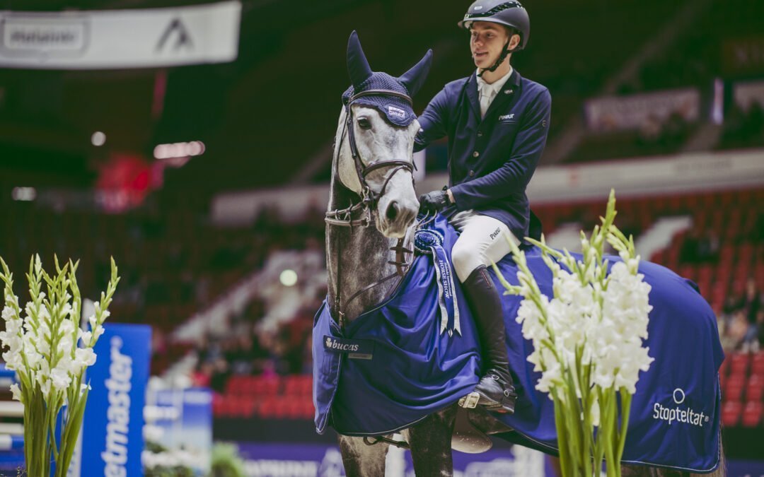 Hannes Ahlmann leads the way in Stopteltat International 140 cm