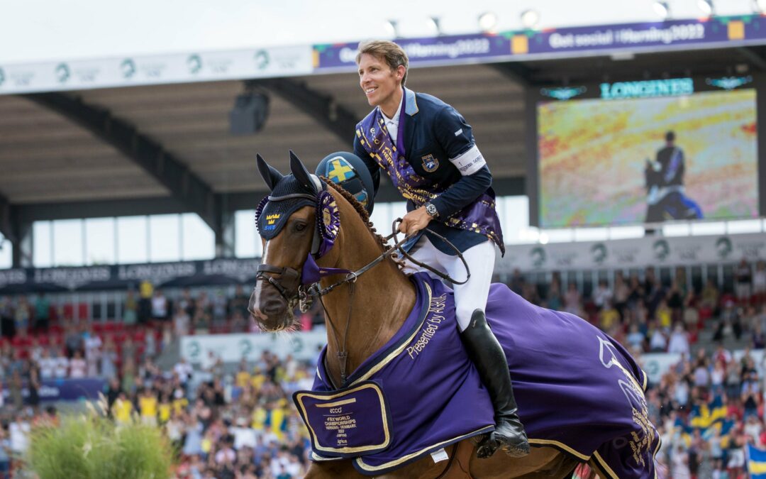 Maailman ykkönen Henrik von Eckermann Helsinki Horse Show´hun