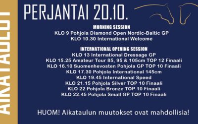 Perjantain aikataulu