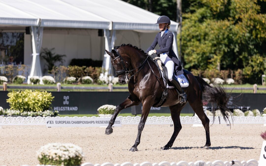 Anna Tallberg ensimmäistä kertaa Helsinki Horse Show´ssa