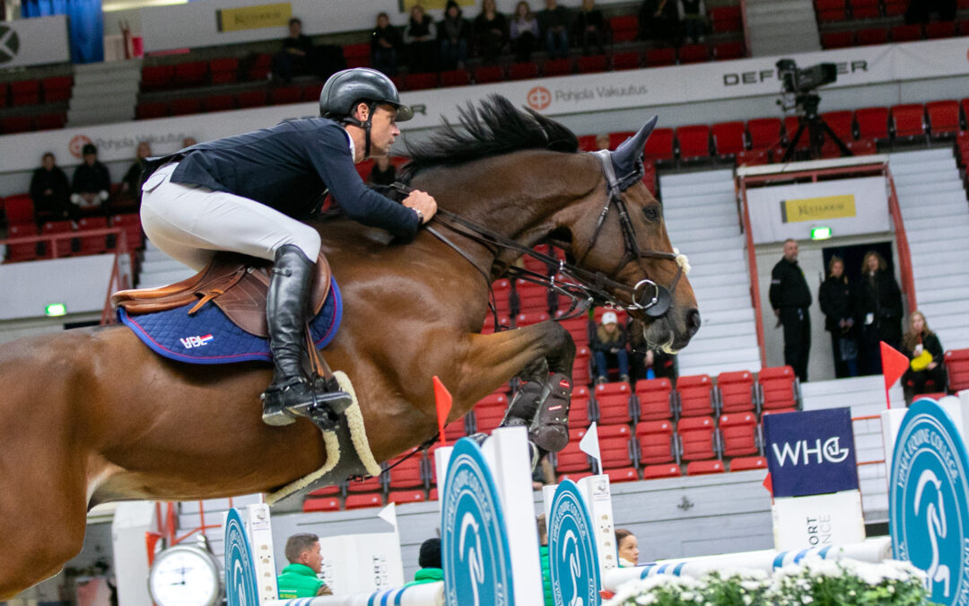 Leopold van Asten leads the way in International Medium Tour 145 cm Final
