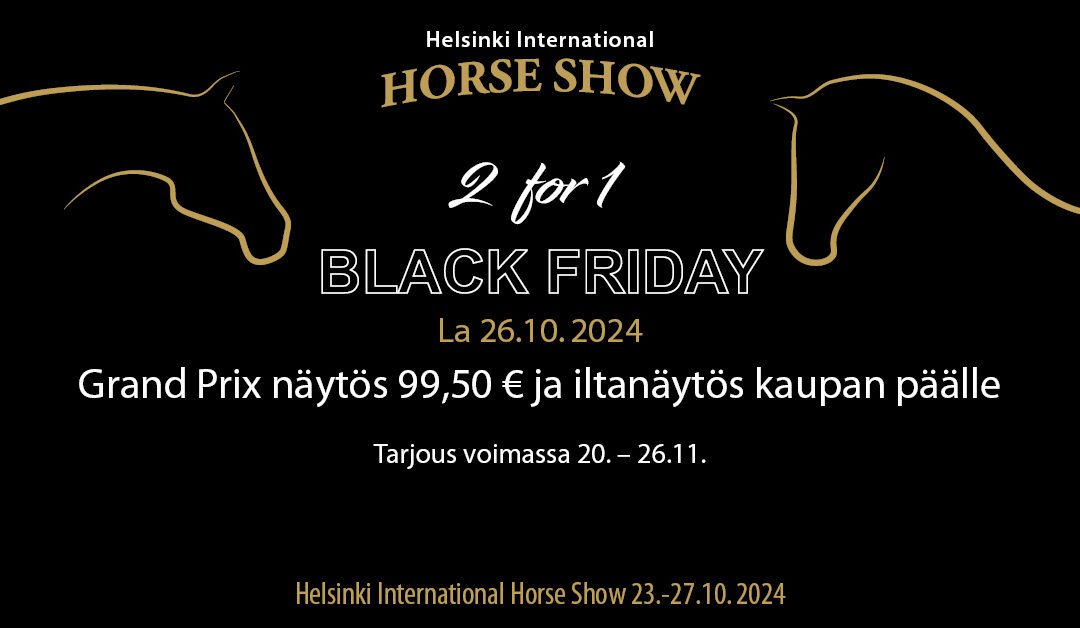 Hyödynnä upea Black Friday’n lipputarjous