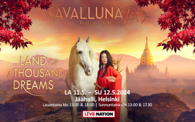 Upea hevosshow Cavalluna saappu Suomeen toukokuussa