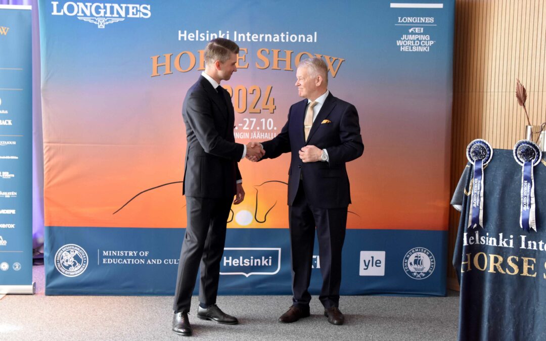 Haastattelussa Helsinki Horse Show’n uusi toimitusjohtaja Valtteri Gundersby
