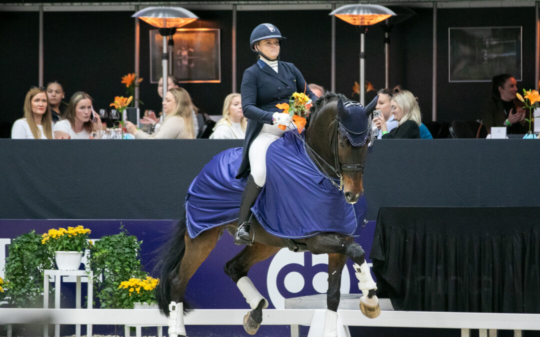 Justina Vanagaite-Samuile voitti kouluratsastuksen Grand Prix´n Helsingissä