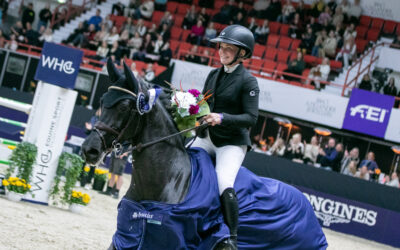 Petra Heikkinen jumps to victory in Ticketmaster International 140 cm