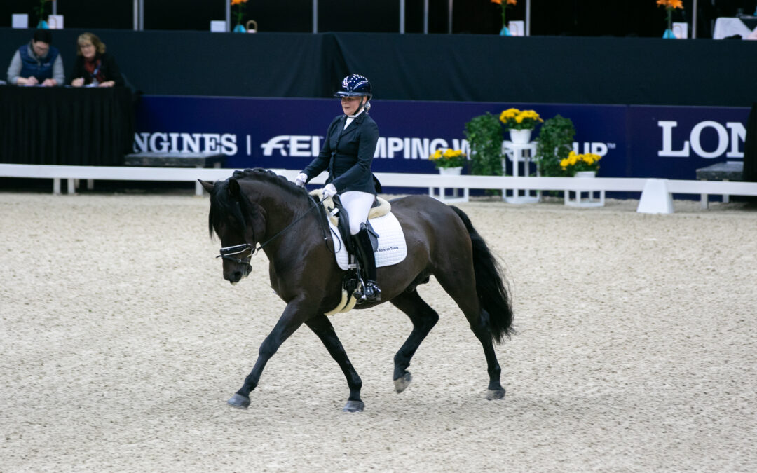 Voittamaton Vekardo ja Lassi Lehmusto kouluratsastuksen Pohjola Superfinaalin voittoon